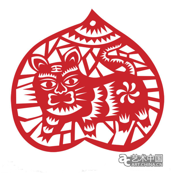 大過(guò)虎年 虎年 藝術(shù)中國(guó)虎年 虎年專(zhuān)題 虎年剪紙 老虎剪紙 虎剪紙 剪紙藝術(shù)