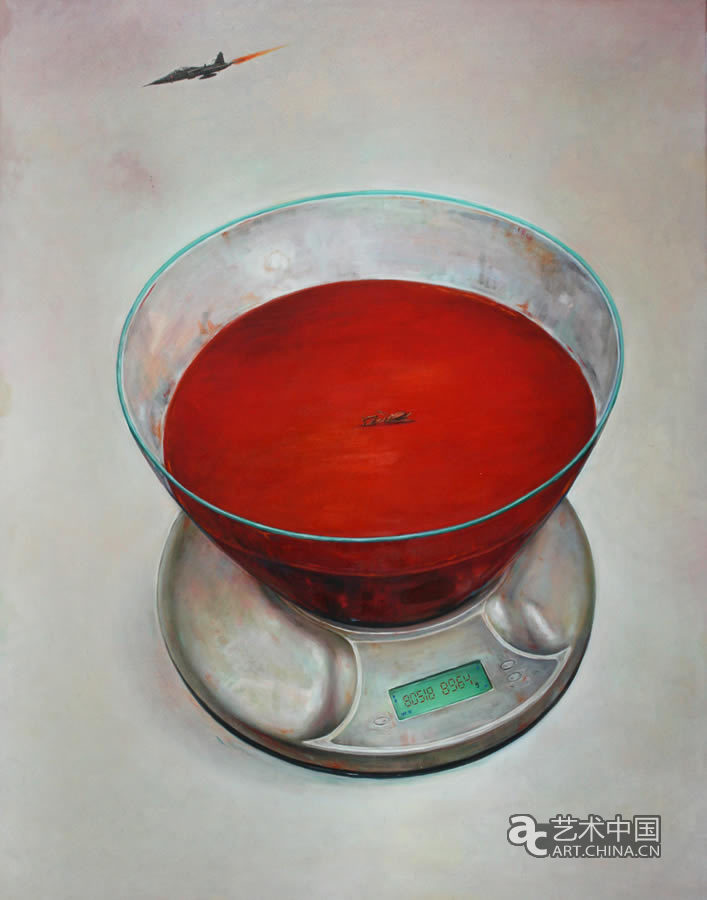 樸雄珪，某_價(jià)_7-血_91x117cm_oil on canvas_2009