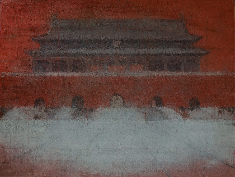 遠(yuǎn)逝的風(fēng)景 宮15 黃慶 布面油畫 150CMx200CM 2012年