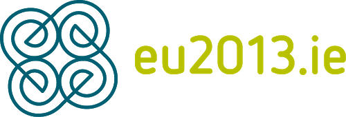 eu2013ie simple 愛爾蘭擔任2013年上半年歐盟輪值主席國Logo 