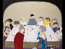 朱興國作品 variation about Last_Supper 180×150cm acrylics on canvas